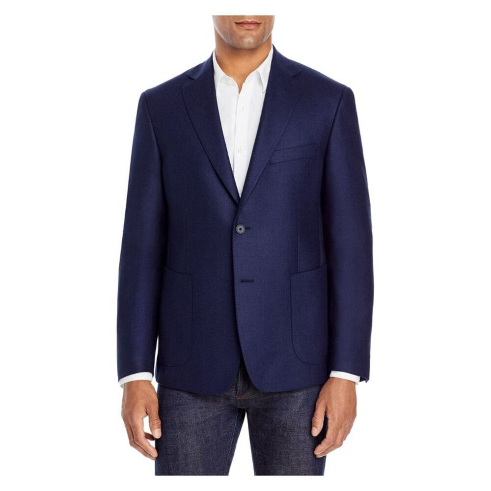 NWT DYLAN GRAY Mens Navy Cotton Blazer 38R
